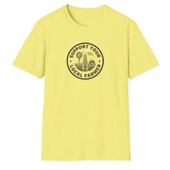 "Farmer Support" Graphic T-Shirt - Picture 1 of 1